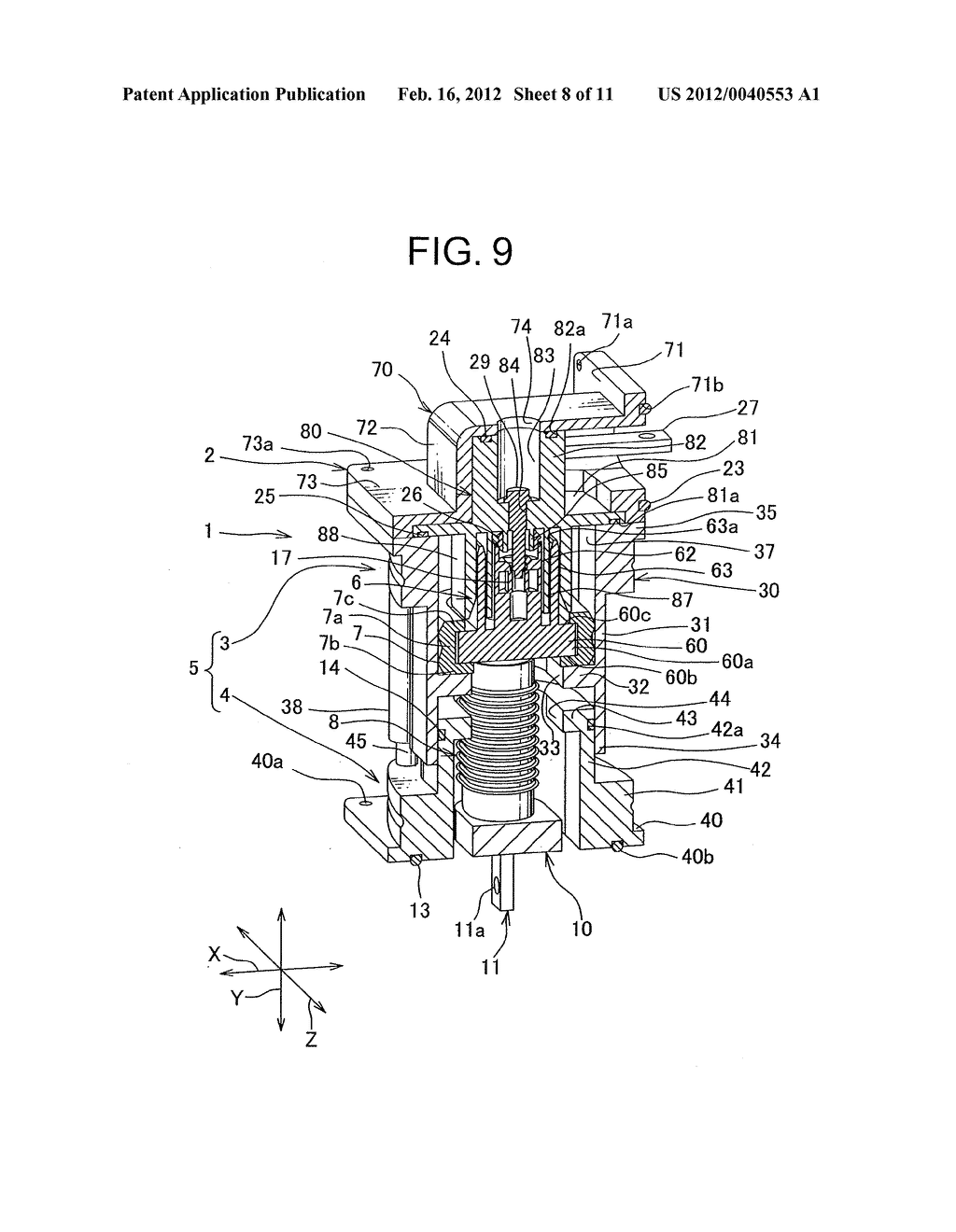 FLOATING CONNECTOR WITH FLEXIBLE CONDUCTIVE MEMBER - diagram, schematic, and image 09