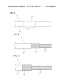 CONNECTING MEMBER-TERMINATED MULTI-CORE COAXIAL CABLE AND METHOD FOR     MANUFACTURE THEREOF diagram and image