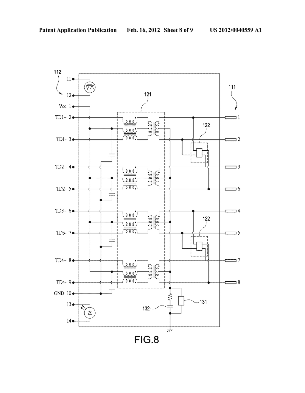 CONNECTOR HAVING PROTECTION COMPONENTS - diagram, schematic, and image 09