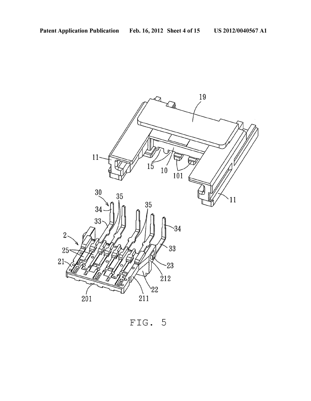 RECEPTACLE CONNECTOR - diagram, schematic, and image 05