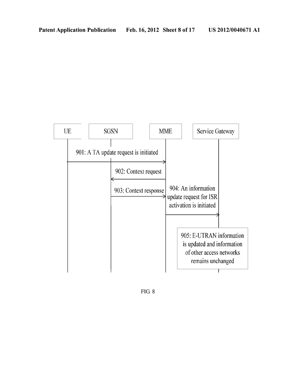 Method and Device for Processing Information Given Idle-Mode Signaling     Reduction - diagram, schematic, and image 09