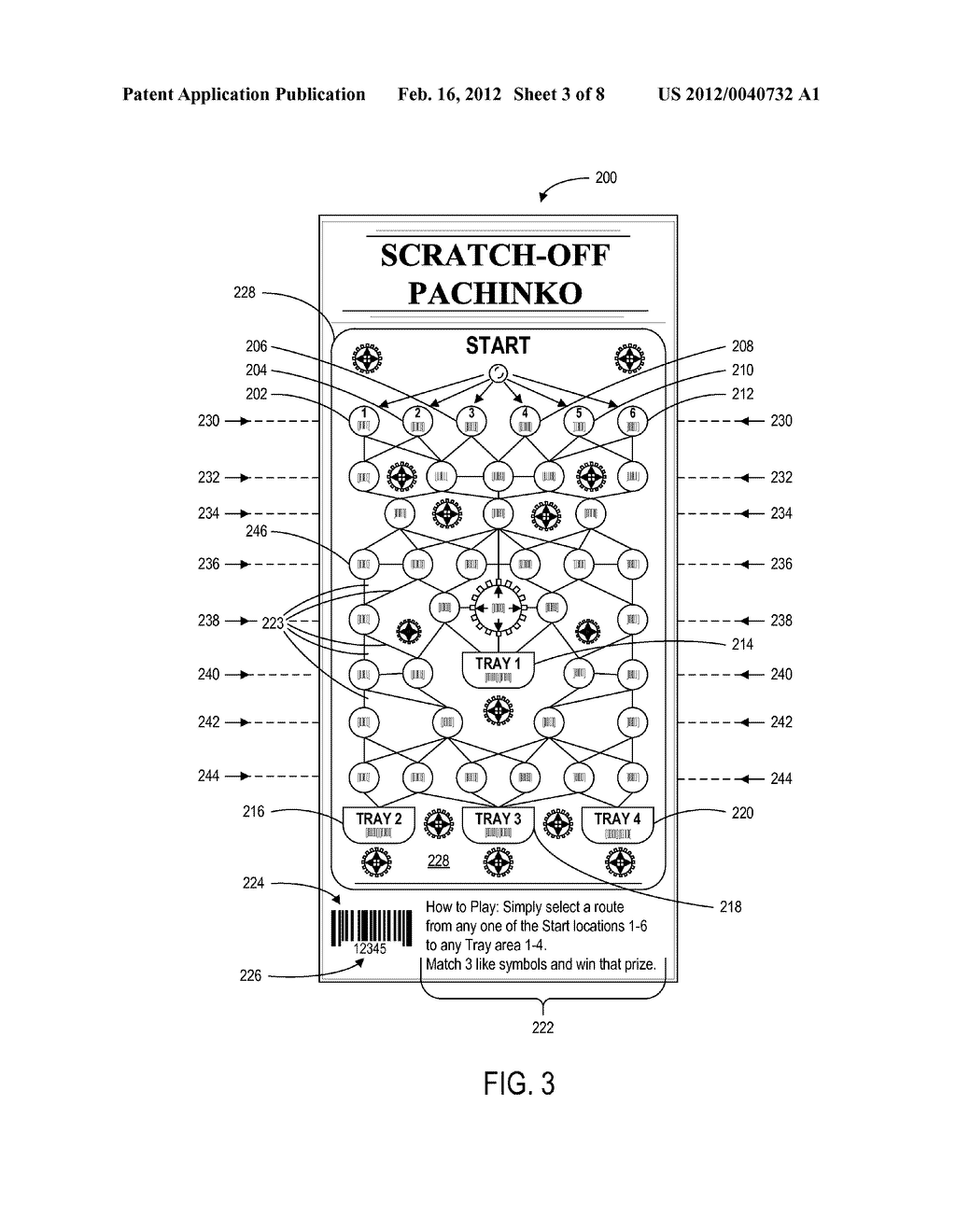 LOTTERY GAME CARD AND METHOD FOR CONDUCTING A LOTTERY GAME - diagram, schematic, and image 04