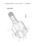 CV JOINT WITH IMPROVED ASSEMBLY PROPERTIES diagram and image