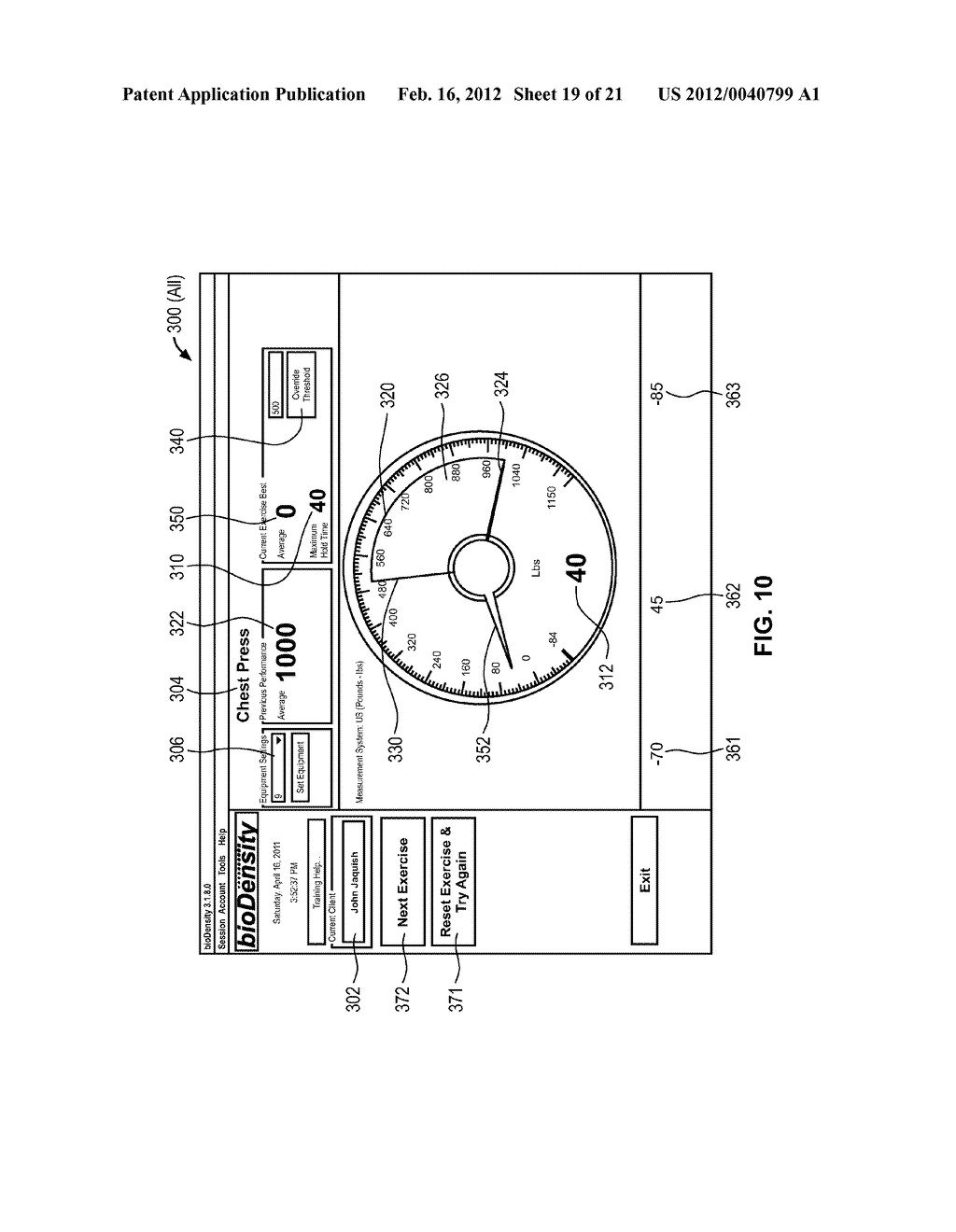 SYSTEMS AND METHODS FOR ADMINISTERING AN EXERCISE PROGRAM - diagram, schematic, and image 20