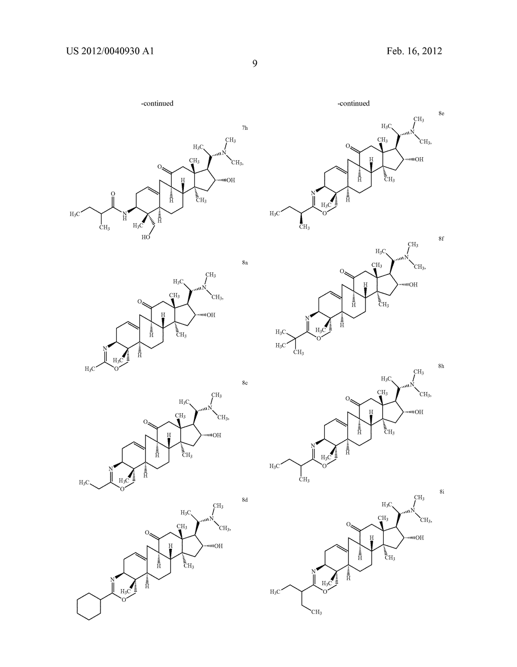 TETRACYCLIC TERPENE SERIES COMPOUNDS, METHODS FOR PREPARING SAME, USES     THEREOF AS MEDICINES AND PHARMACEUTICAL COMPOUNDS CONTAINING SAME - diagram, schematic, and image 10