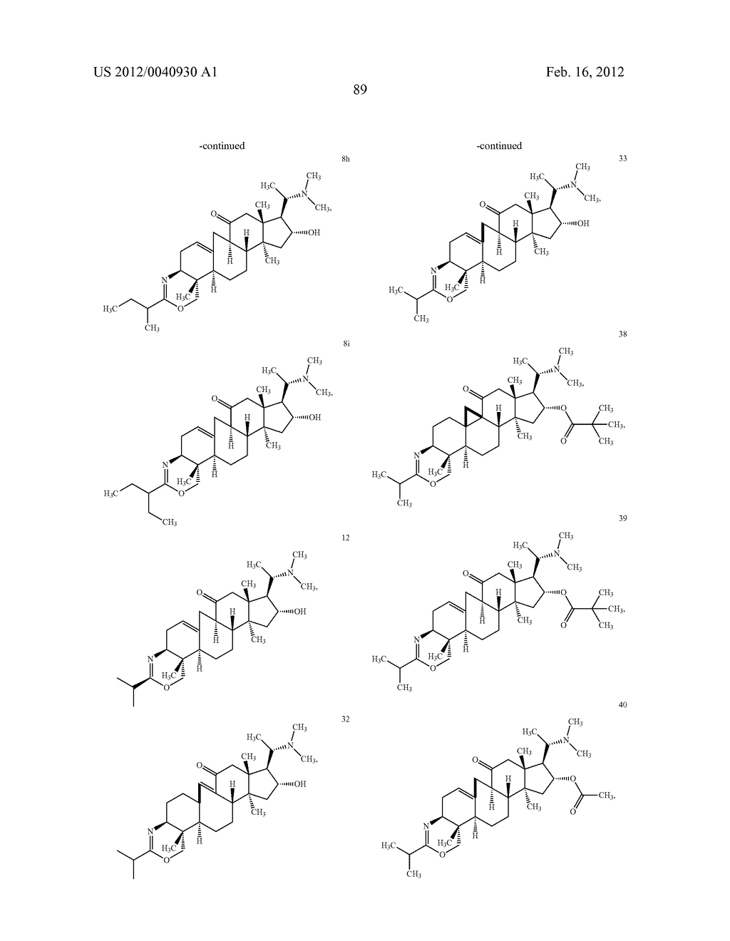 TETRACYCLIC TERPENE SERIES COMPOUNDS, METHODS FOR PREPARING SAME, USES     THEREOF AS MEDICINES AND PHARMACEUTICAL COMPOUNDS CONTAINING SAME - diagram, schematic, and image 90