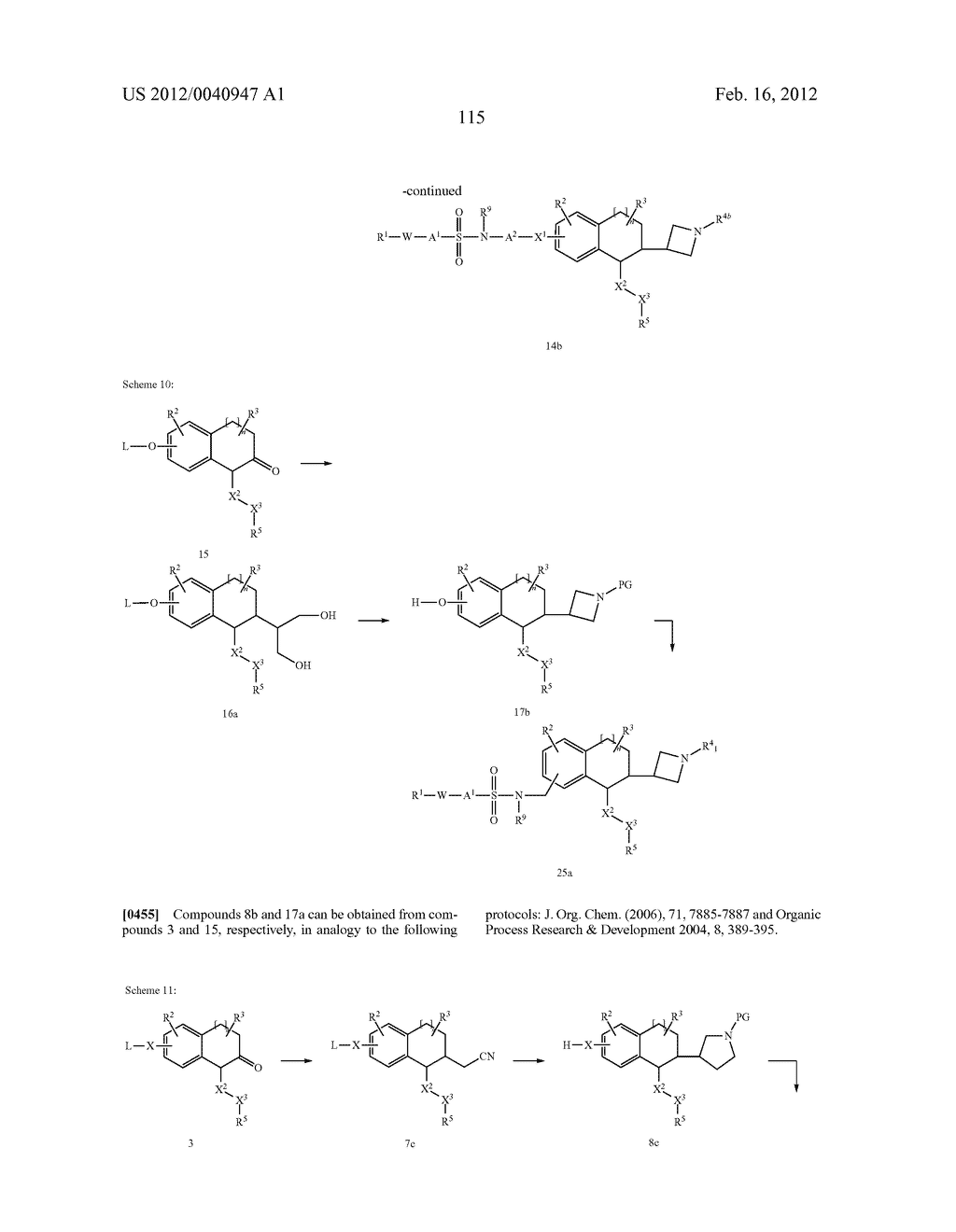 TETRALINE AND INDANE DERIVATIVES, PHARMACEUTICAL COMPOSITIONS CONTAINING     THEM, AND THEIR USE IN THERAPY - diagram, schematic, and image 116