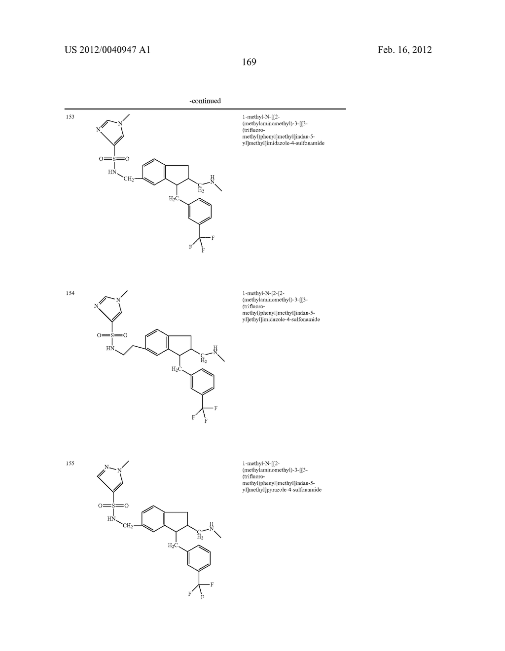 TETRALINE AND INDANE DERIVATIVES, PHARMACEUTICAL COMPOSITIONS CONTAINING     THEM, AND THEIR USE IN THERAPY - diagram, schematic, and image 170