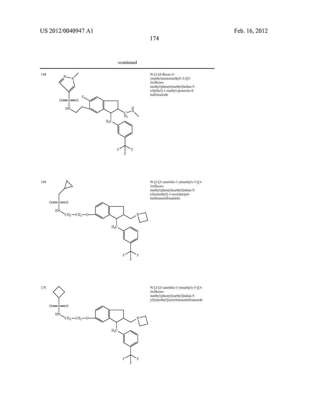 TETRALINE AND INDANE DERIVATIVES, PHARMACEUTICAL COMPOSITIONS CONTAINING     THEM, AND THEIR USE IN THERAPY - diagram, schematic, and image 175