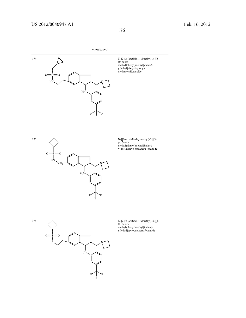 TETRALINE AND INDANE DERIVATIVES, PHARMACEUTICAL COMPOSITIONS CONTAINING     THEM, AND THEIR USE IN THERAPY - diagram, schematic, and image 177