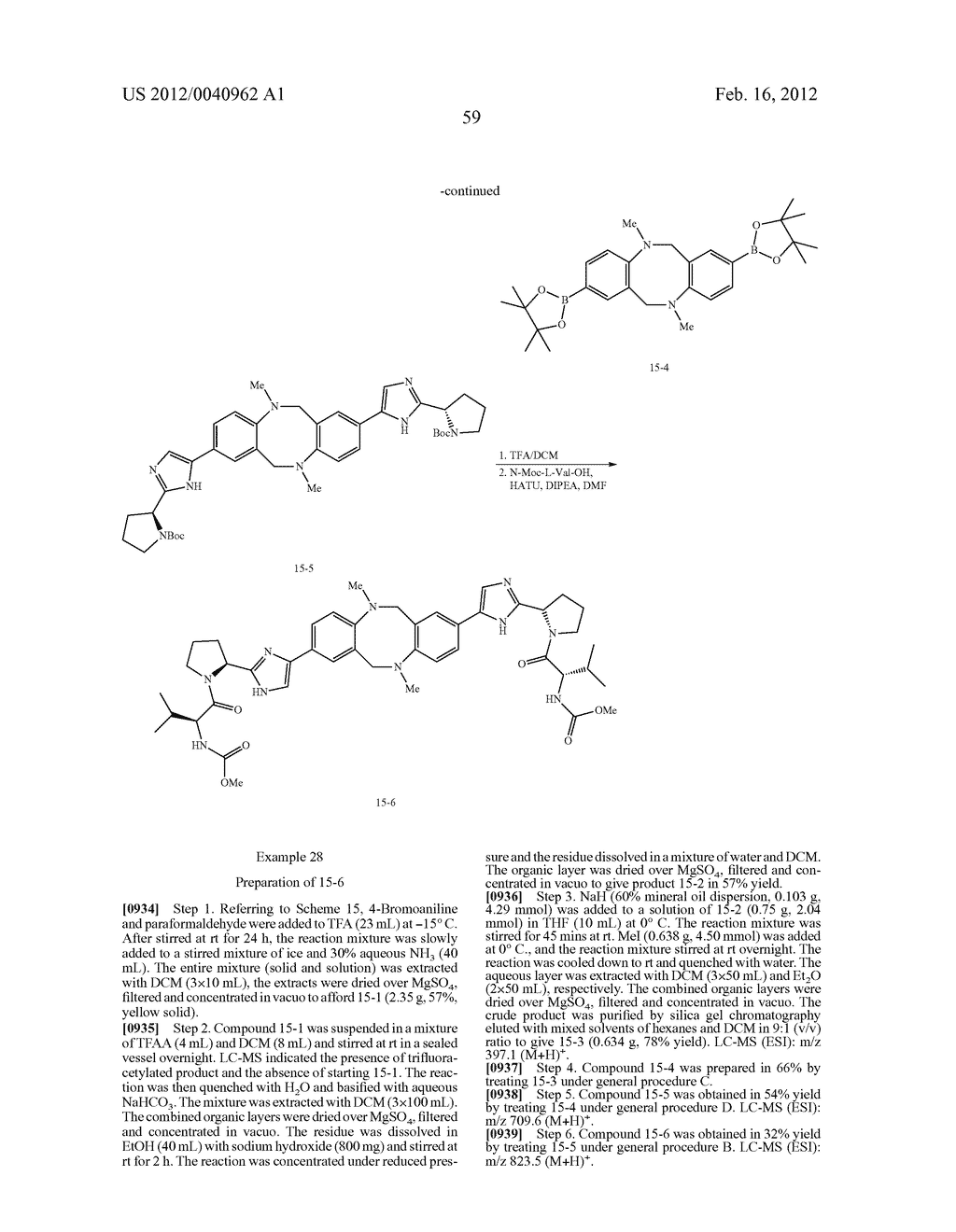 FUSED RING INHIBITORS OF HEPATITIS C - diagram, schematic, and image 60