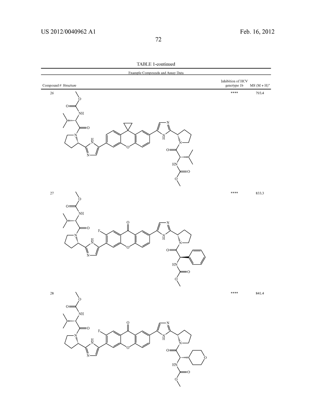 FUSED RING INHIBITORS OF HEPATITIS C - diagram, schematic, and image 73