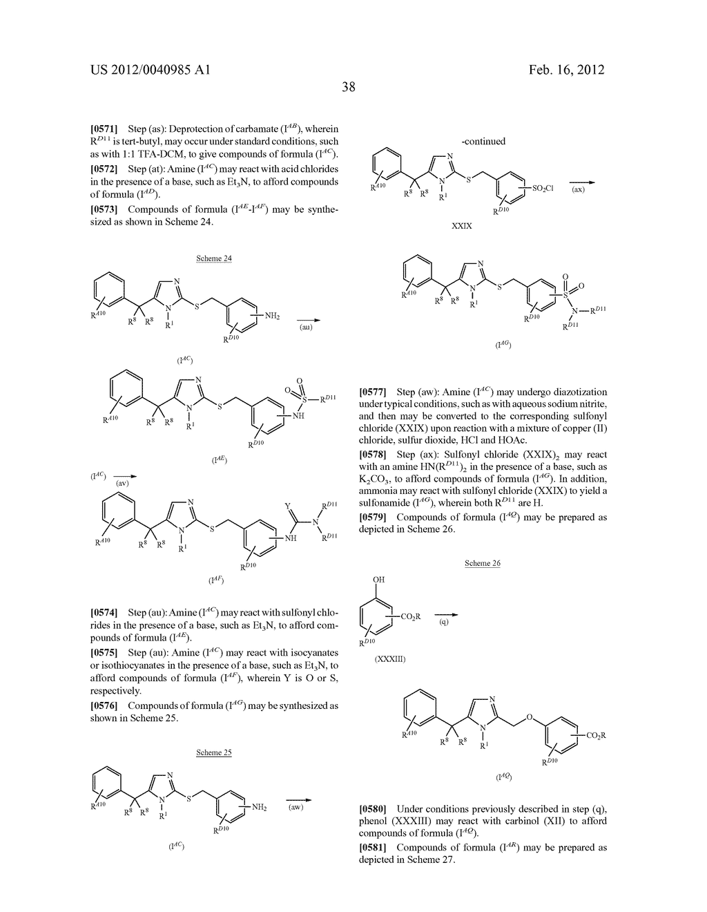 TRIAZOLE AND IMIDAZOLE DERIVATIVES FOR USE AS TGR5 AGONISTS IN THE     TREATMENT OF DIABETES AND OBESITY - diagram, schematic, and image 41