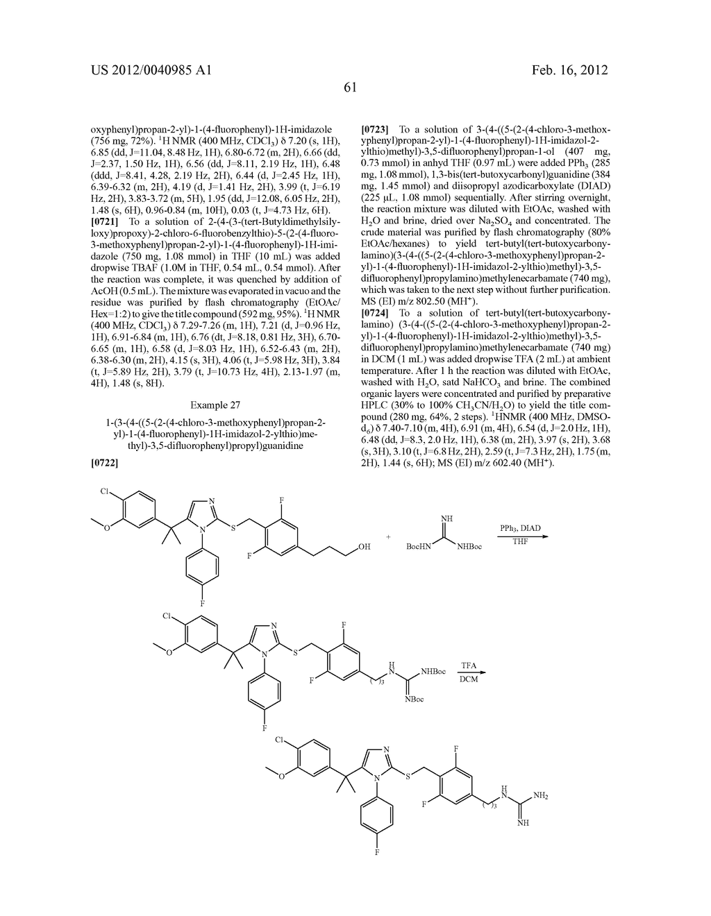 TRIAZOLE AND IMIDAZOLE DERIVATIVES FOR USE AS TGR5 AGONISTS IN THE     TREATMENT OF DIABETES AND OBESITY - diagram, schematic, and image 64