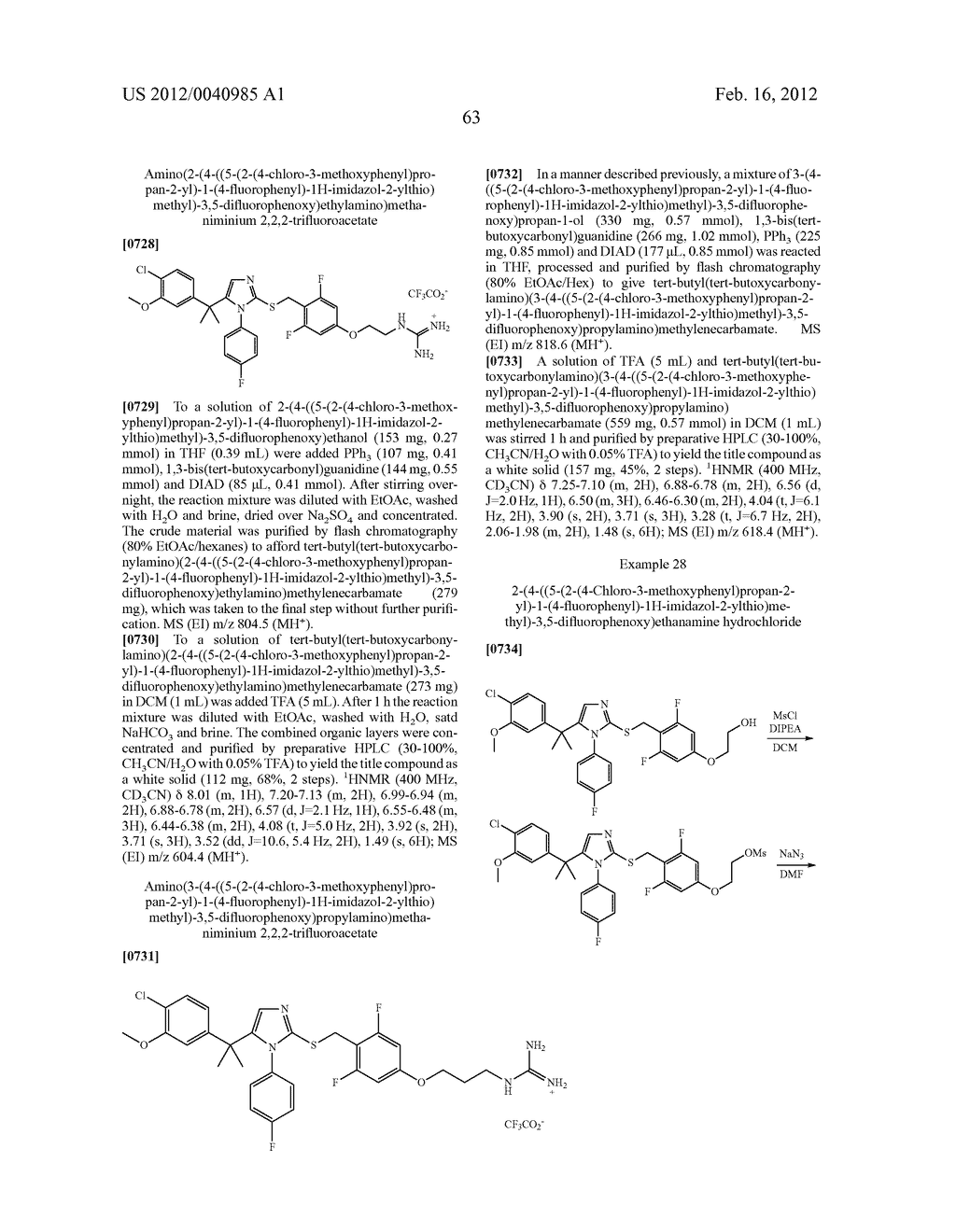 TRIAZOLE AND IMIDAZOLE DERIVATIVES FOR USE AS TGR5 AGONISTS IN THE     TREATMENT OF DIABETES AND OBESITY - diagram, schematic, and image 66