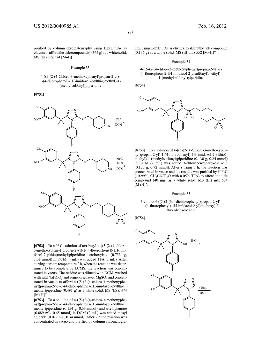 TRIAZOLE AND IMIDAZOLE DERIVATIVES FOR USE AS TGR5 AGONISTS IN THE     TREATMENT OF DIABETES AND OBESITY - diagram, schematic, and image 70