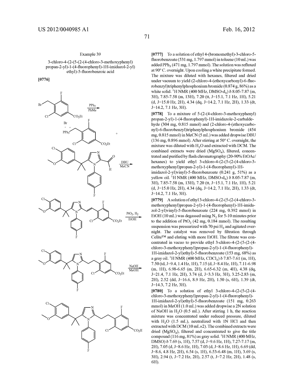 TRIAZOLE AND IMIDAZOLE DERIVATIVES FOR USE AS TGR5 AGONISTS IN THE     TREATMENT OF DIABETES AND OBESITY - diagram, schematic, and image 74