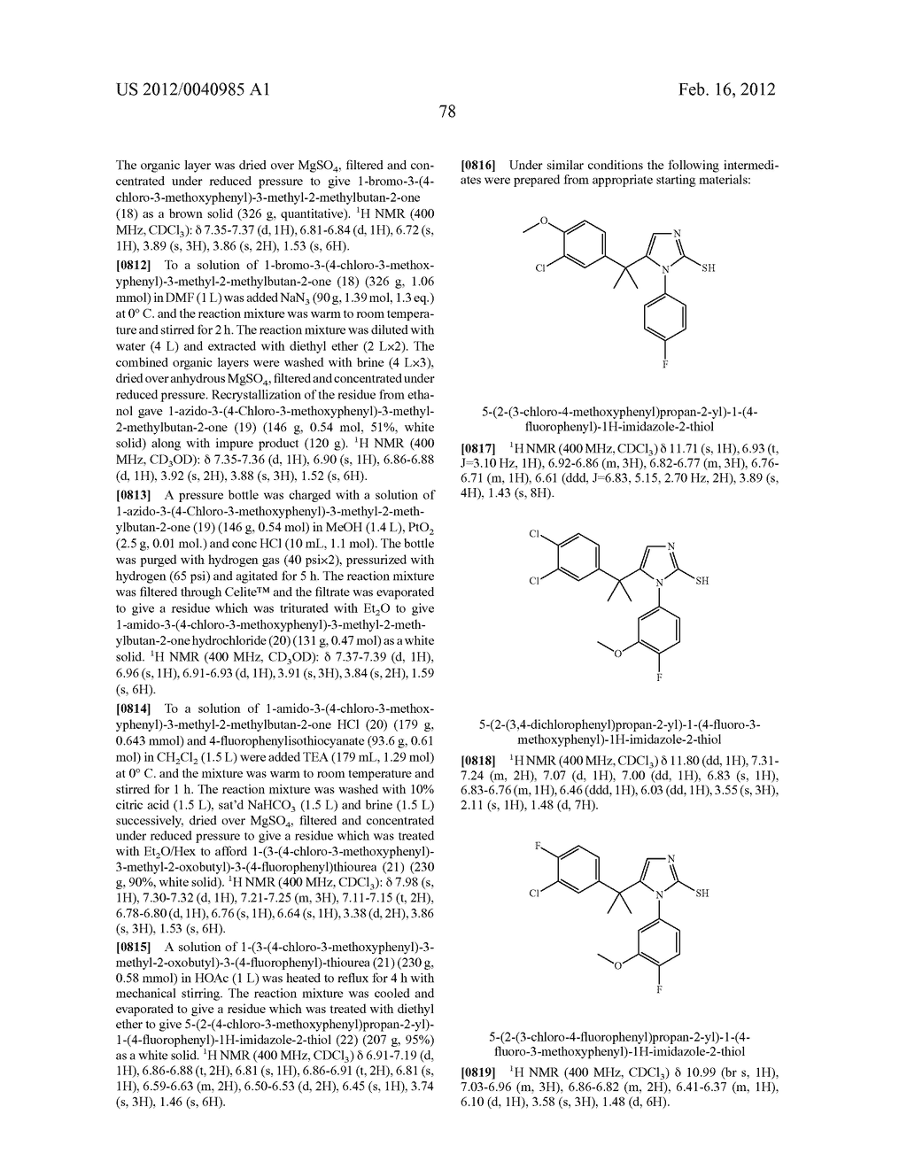 TRIAZOLE AND IMIDAZOLE DERIVATIVES FOR USE AS TGR5 AGONISTS IN THE     TREATMENT OF DIABETES AND OBESITY - diagram, schematic, and image 81