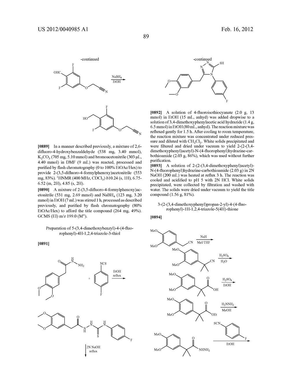 TRIAZOLE AND IMIDAZOLE DERIVATIVES FOR USE AS TGR5 AGONISTS IN THE     TREATMENT OF DIABETES AND OBESITY - diagram, schematic, and image 92