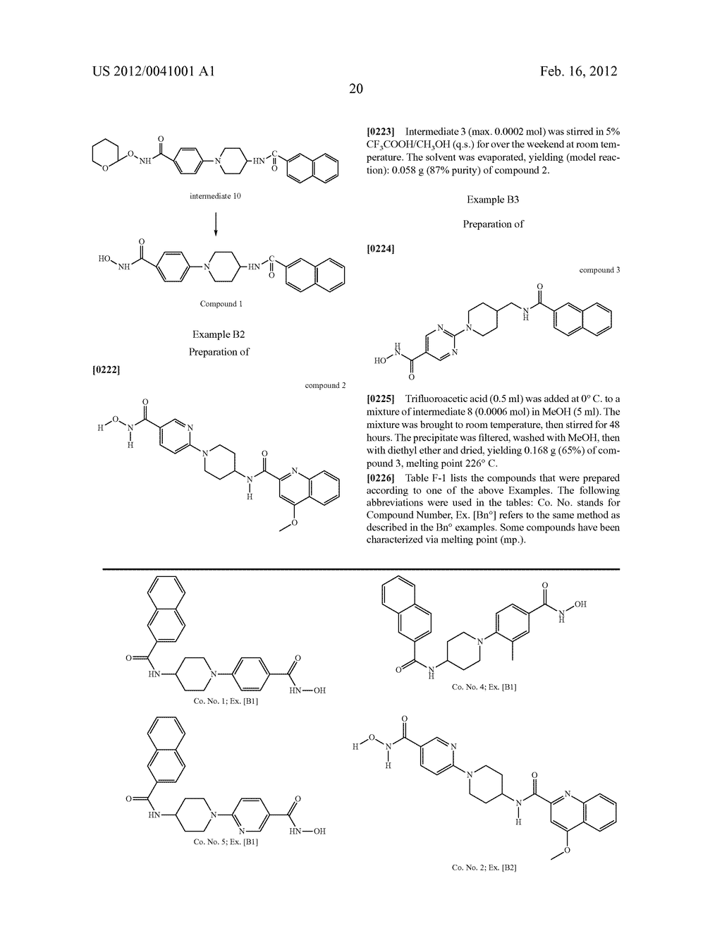 CARBONYLAMINO-DERIVATIVES AS NOVEL INHIBITORS OF HISTONE DEACETYLASE - diagram, schematic, and image 21