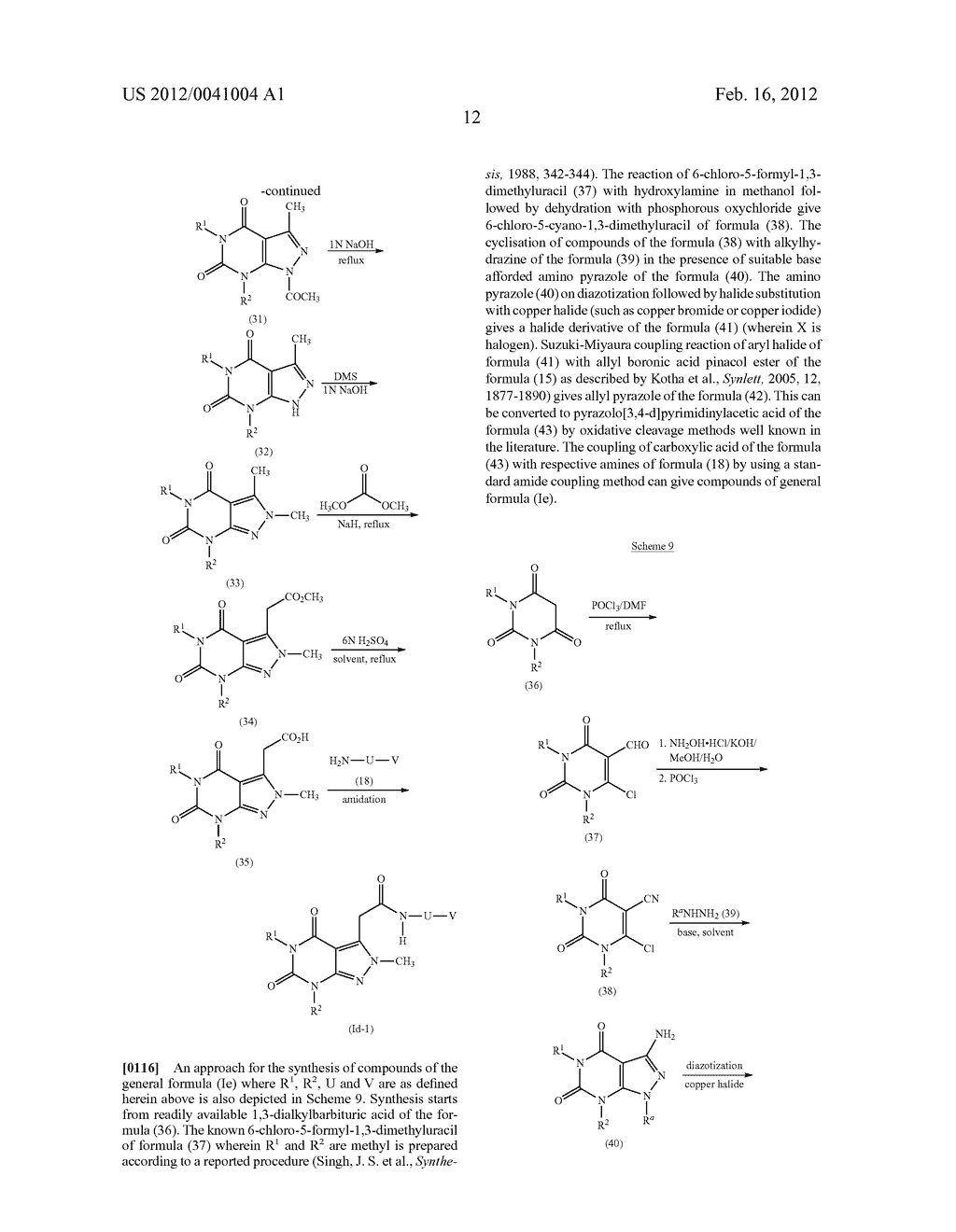 FUSED PYRIMIDINE-DIONE DERIVATIVES AS TRPAI MODULATORS - diagram, schematic, and image 13