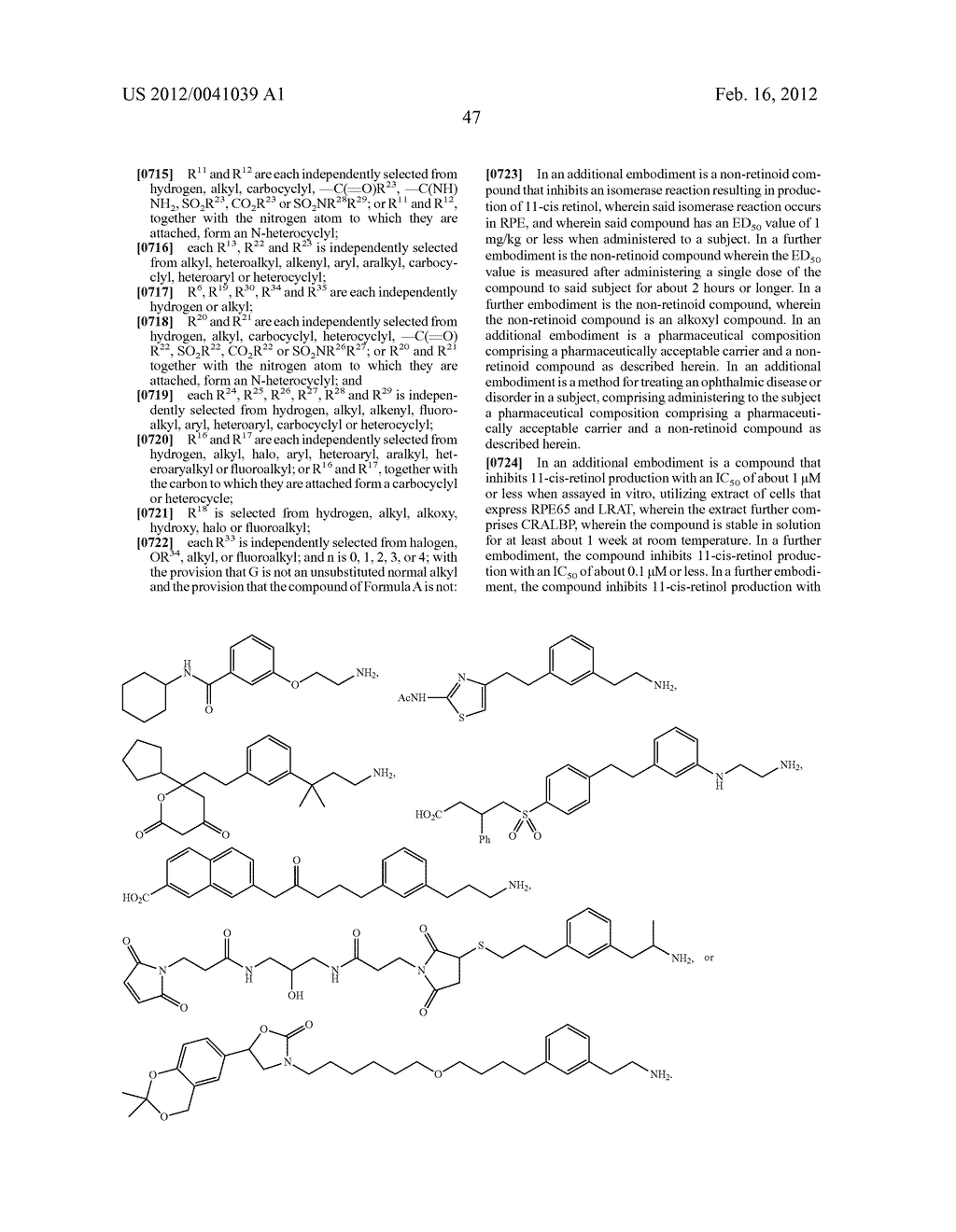 AMINE DERIVATIVE COMPOUNDS FOR TREATING OPHTHALMIC DISEASES AND DISORDERS - diagram, schematic, and image 50