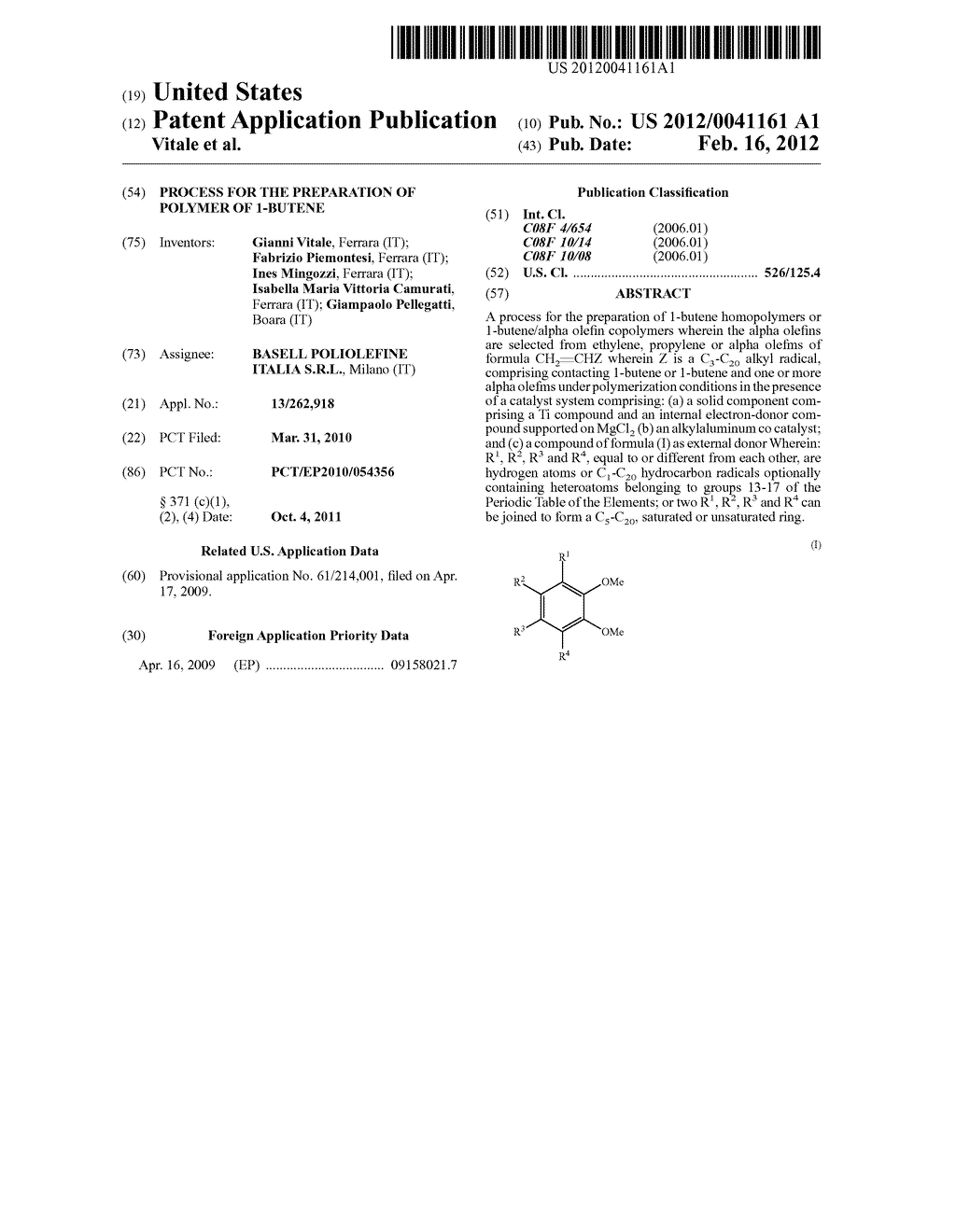 Process for the Preparation of Polymer of 1-Butene - diagram, schematic, and image 01