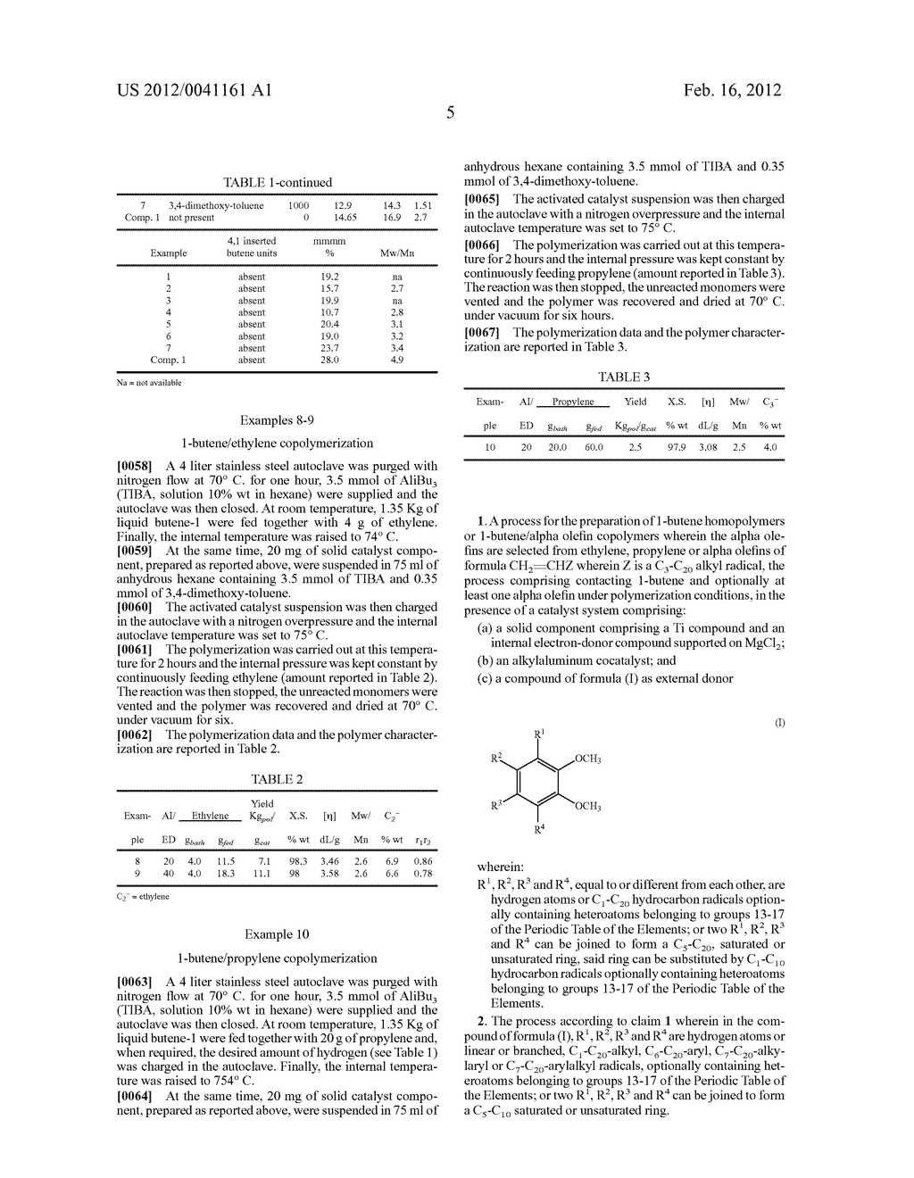 Process for the Preparation of Polymer of 1-Butene - diagram, schematic, and image 06