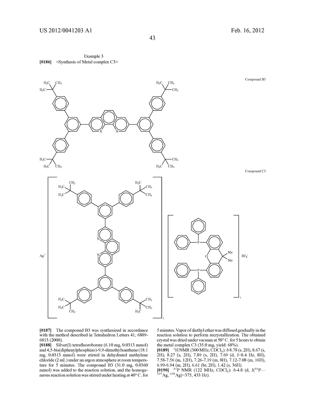 METAL COMPLEX HAVING AROMATIC RING LIGAND CONTAINING NITROGEN ATOM - diagram, schematic, and image 44
