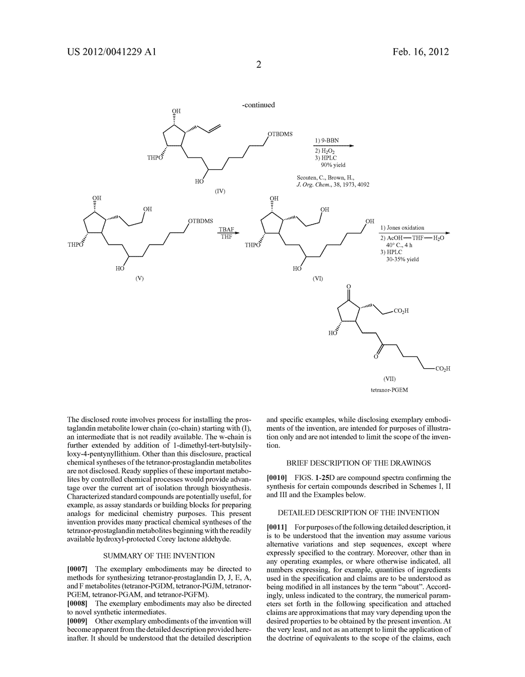 METHODS FOR MANUFACTURING TETRANOR-PROSTAGLANDIN D, J, E, A AND F     METABOLITES - diagram, schematic, and image 44