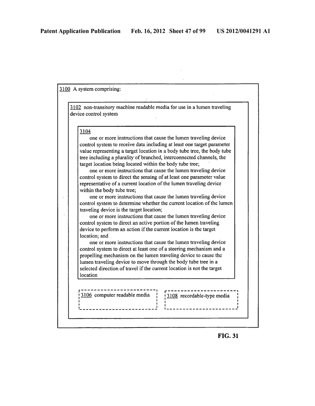 Temporal control of a lumen traveling device in a body tube tree - diagram, schematic, and image 48