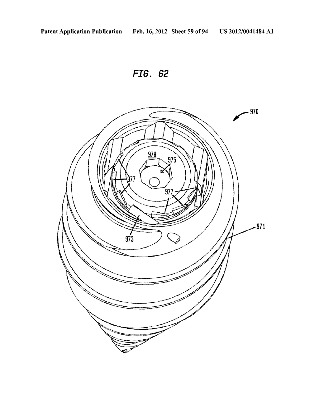 MEDICAL DEVICE AND PROCEDURE FOR ATTACHING TISSUE TO BONE - diagram, schematic, and image 60