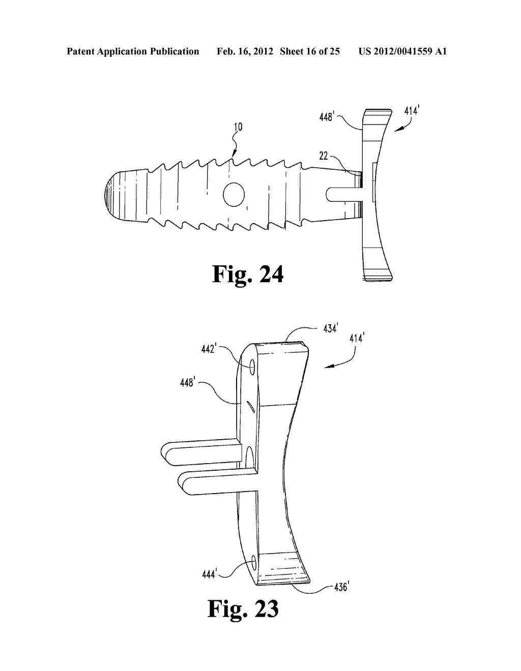 INTERBODY SPINAL IMPLANTS WITH EXTRAVERTEBRAL SUPPORT PLATES - diagram, schematic, and image 17