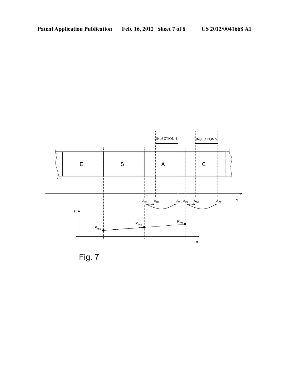 Method for controlling the fuel supply in a cylinder of a four-stroke     internal combustion engine with controlled ignition - diagram, schematic, and image 08