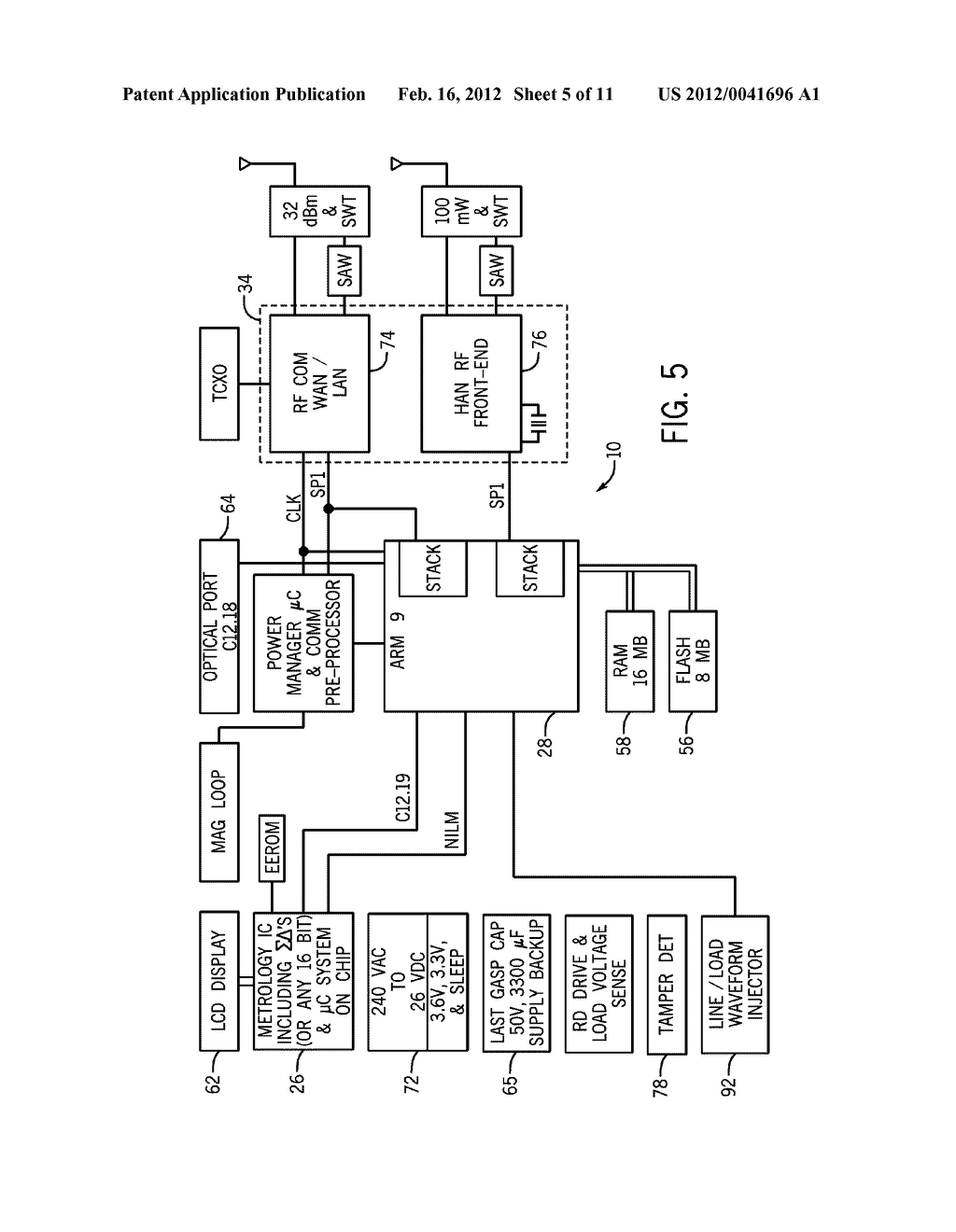 Electric Utility Meter To Stimulate Enhanced Functionality - diagram, schematic, and image 06