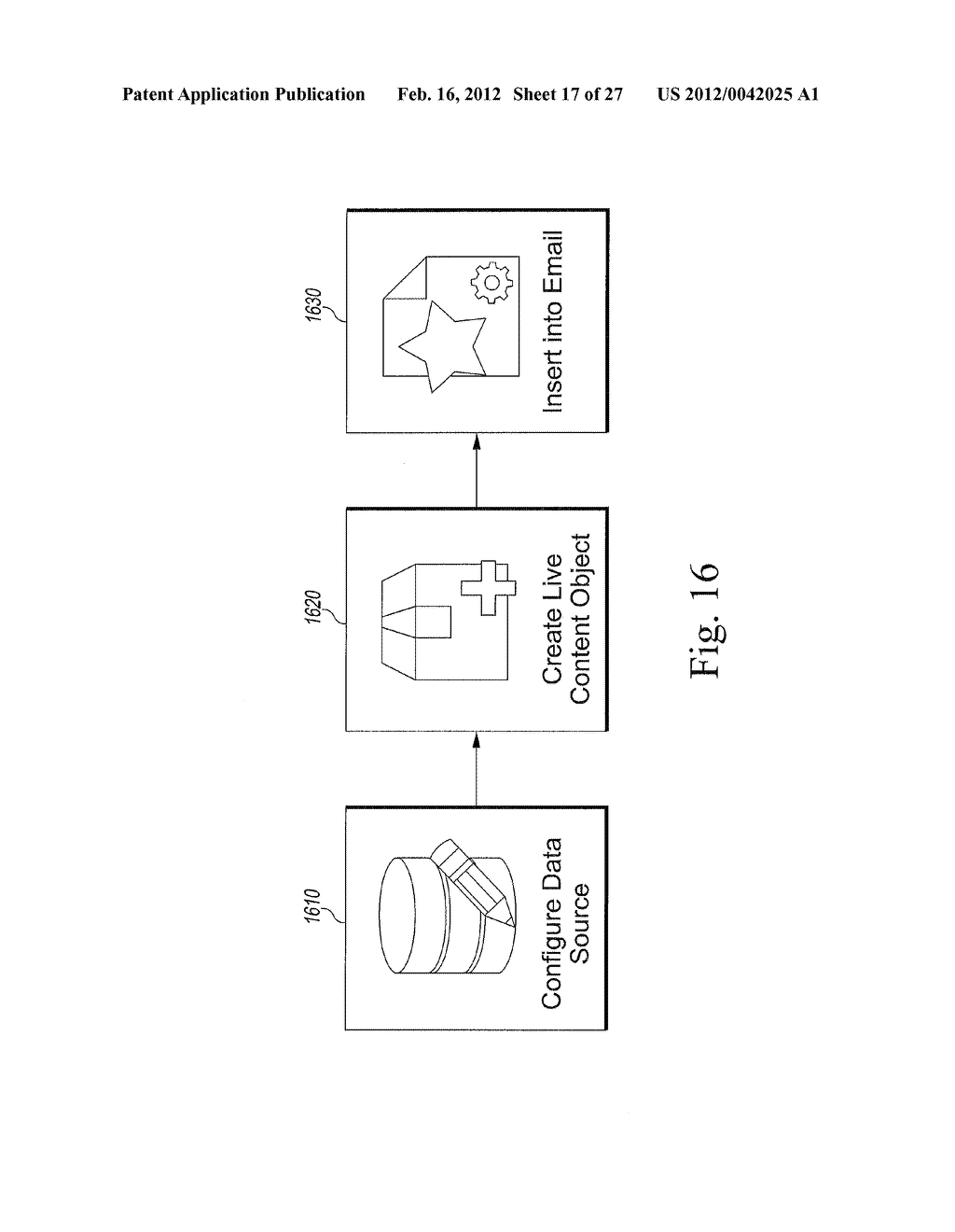 SYSTEM, METHOD AND USER INTERFACE FOR GENERATING ELECTRONIC MAIL WITH     EMBEDDED OPTIMIZED LIVE CONTENT - diagram, schematic, and image 18