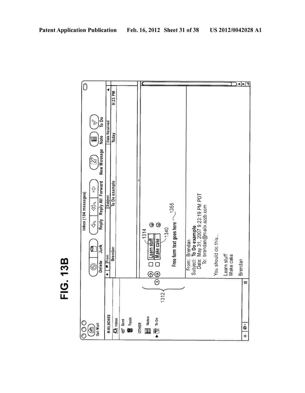 METHODS AND SYSTEMS FOR MANAGING TO DO ITEMS OR NOTES OR ELECTRONIC     MESSAGES - diagram, schematic, and image 32