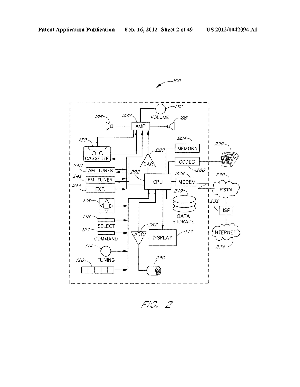 METHOD AND DEVICE FOR AN INTERNET RADIO CAPABLE OF OBTAINING PLAYLIST     CONTENT FROM A CONTENT SERVER - diagram, schematic, and image 03