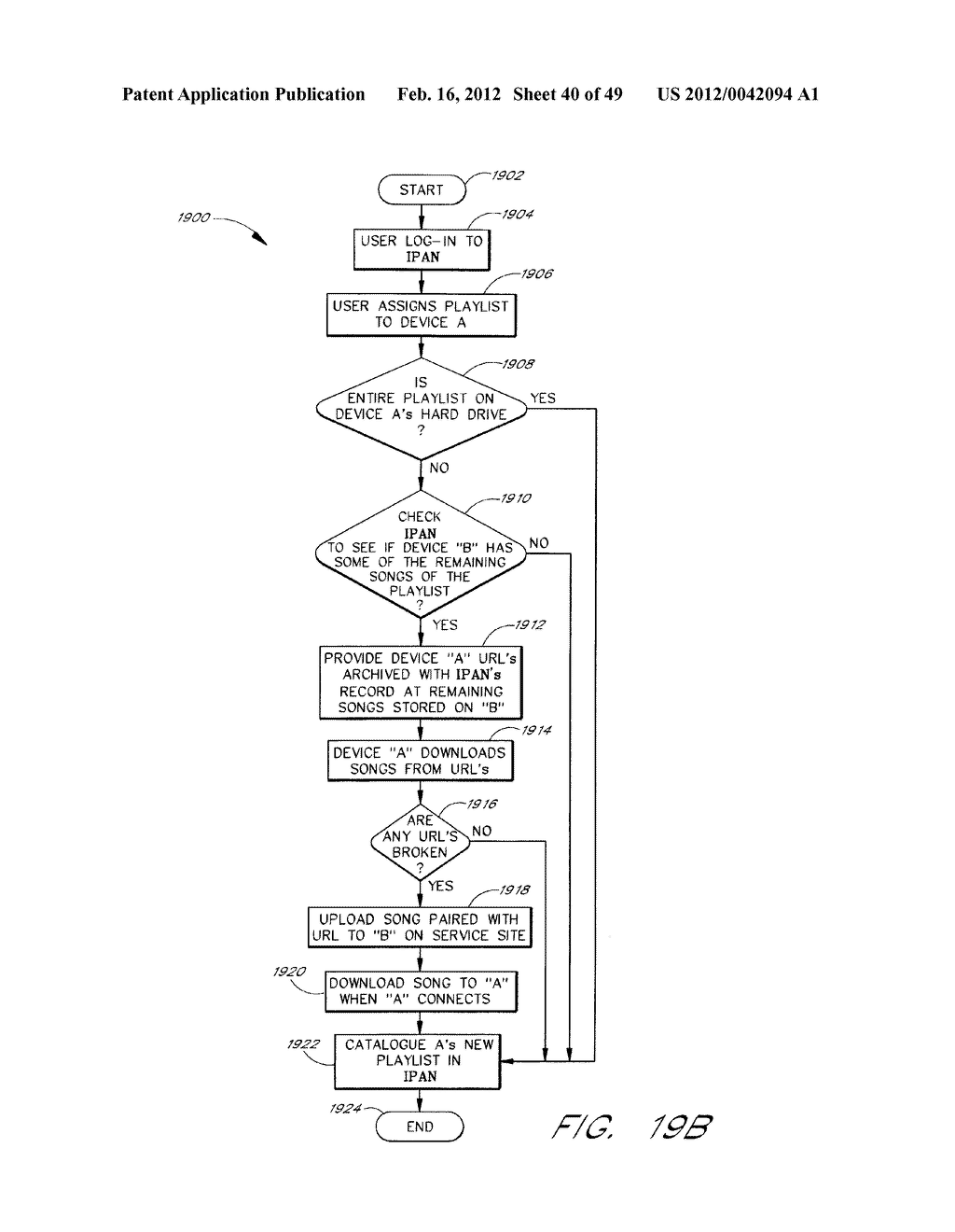 METHOD AND DEVICE FOR AN INTERNET RADIO CAPABLE OF OBTAINING PLAYLIST     CONTENT FROM A CONTENT SERVER - diagram, schematic, and image 41