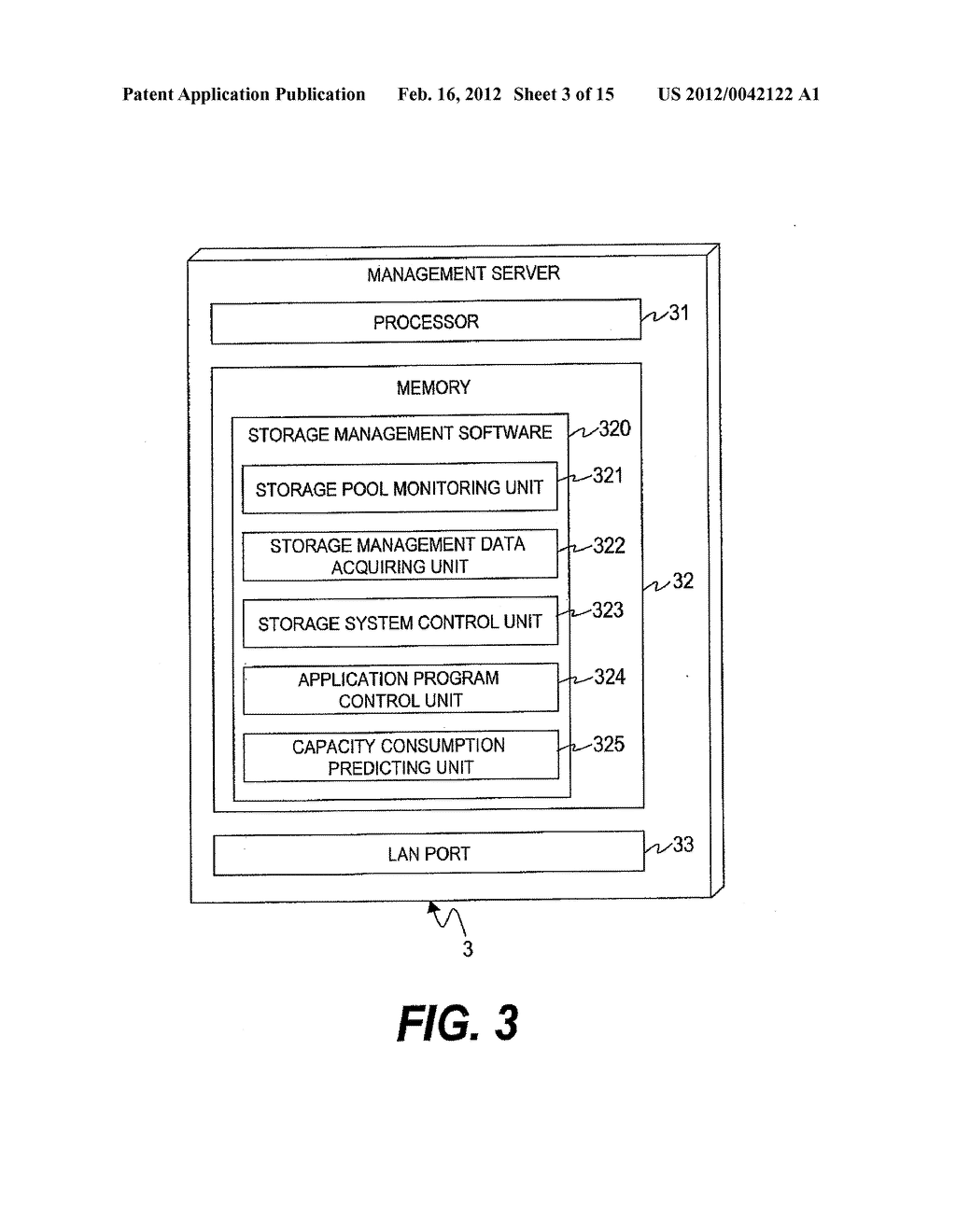 STORAGE CAPACITY MANAGEMENT SYSTEM IN DYNAMIC AREA PROVISIONING STORAGE - diagram, schematic, and image 04