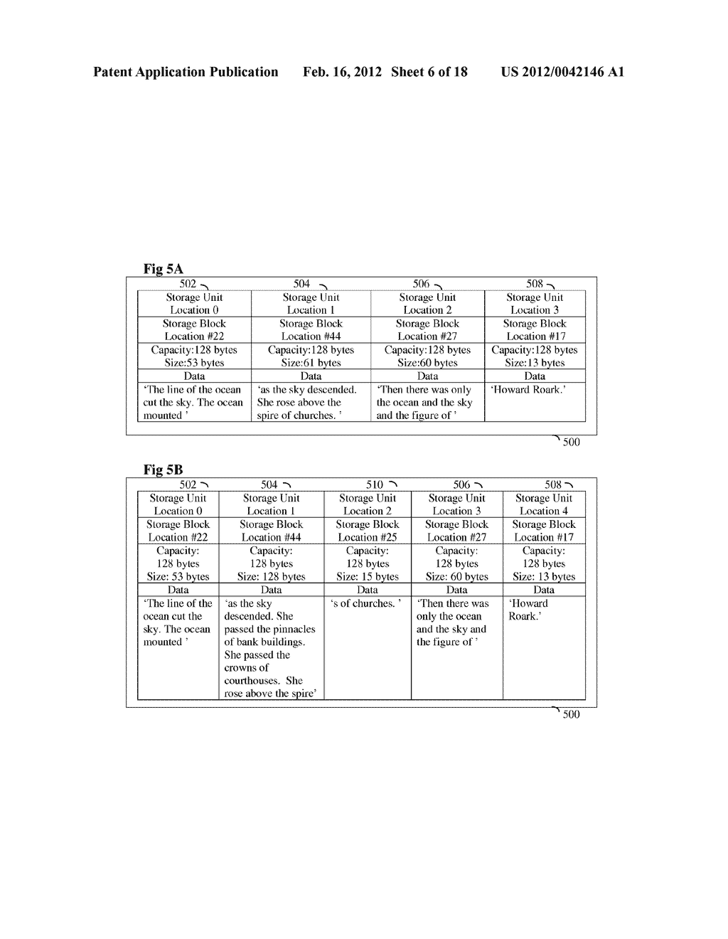 DEVICE AND METHOD FOR STORAGE, RETRIEVAL, RELOCATION, INSERTION OR REMOVAL     OF DATA IN STORAGE UNITS - diagram, schematic, and image 07