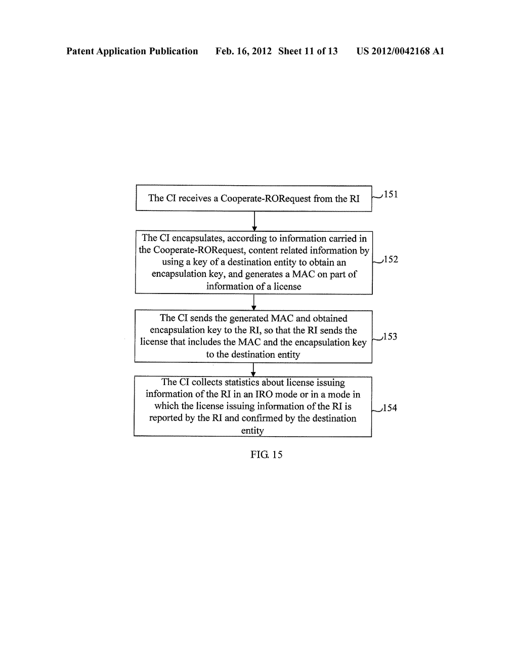 METHOD, DEVICE, AND SYSTEM FOR ISSUING LICENSE - diagram, schematic, and image 12