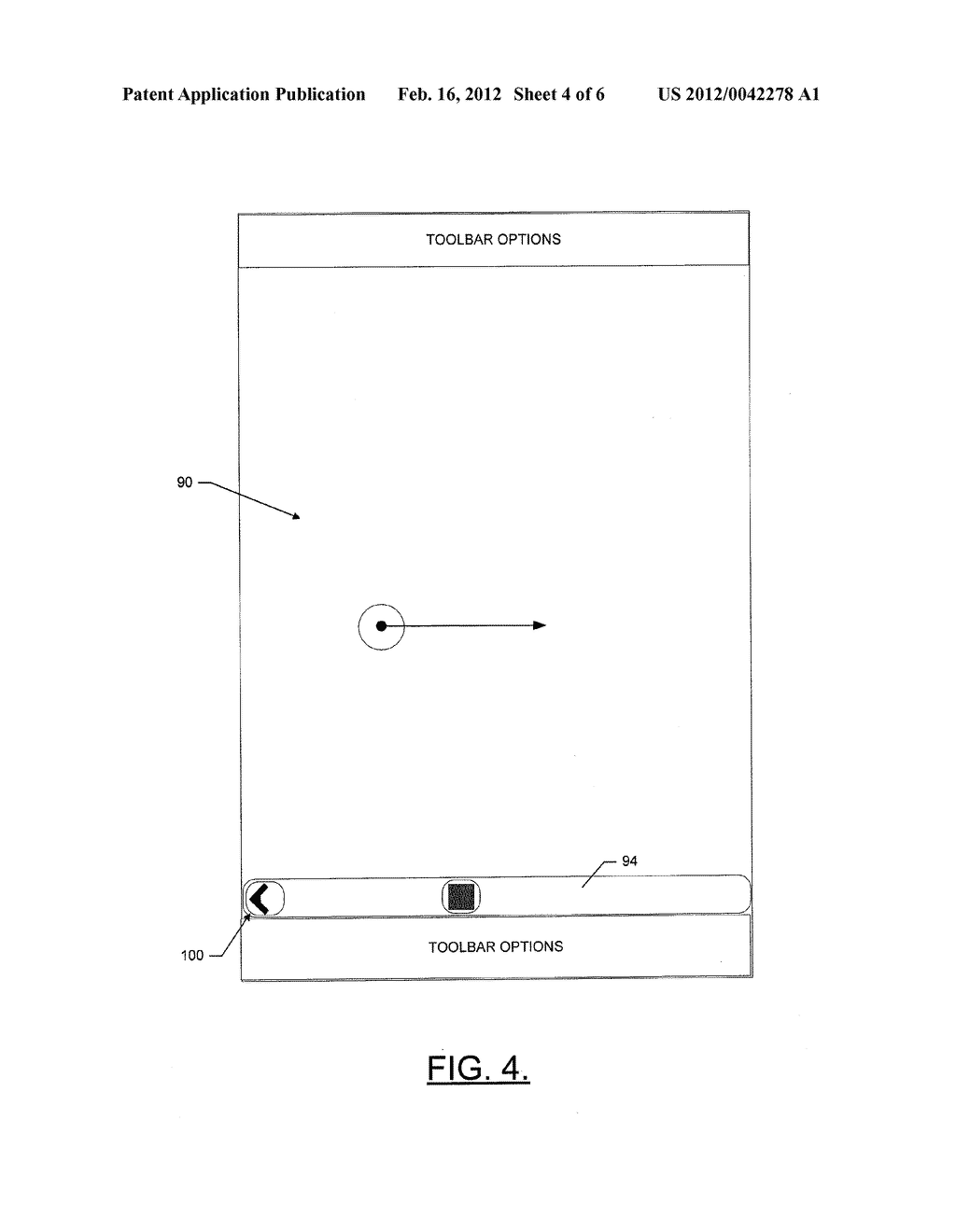 METHOD AND APPARATUS FOR PROVIDING A USER WITH SELECTIVE CONTROL OVER     SCROLLING FUNCTIONS - diagram, schematic, and image 05