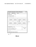 Presenting Suggested Items for Use in Navigating within a Virtual Space diagram and image