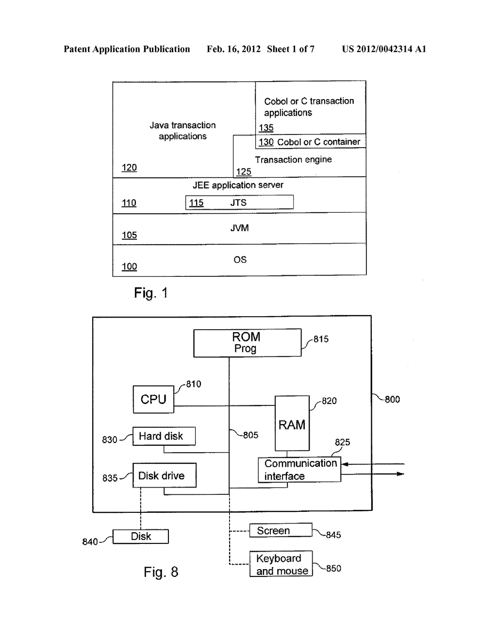 METHOD AND DEVICE ENABLING THE EXECUTION OF HETEROGENEOUS TRANSACTION     COMPONENTS - diagram, schematic, and image 02