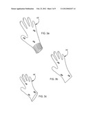 GLOVE WITH A PARTICULARIZED ELECTRO-CONDUCTIVITY FEATURE diagram and image