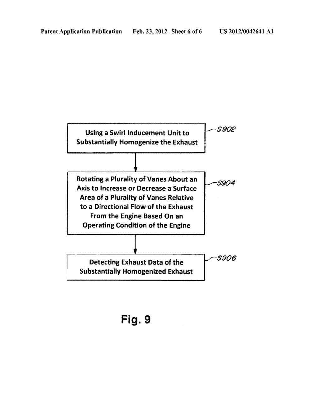 METHOD AND SYSTEM FOR HOMOGENIZING EXHAUST FROM AN ENGINE - diagram, schematic, and image 07