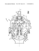 AIR TURBINE STARTER INLET HOUSING ASSEMBLY AIRFLOW PATH diagram and image