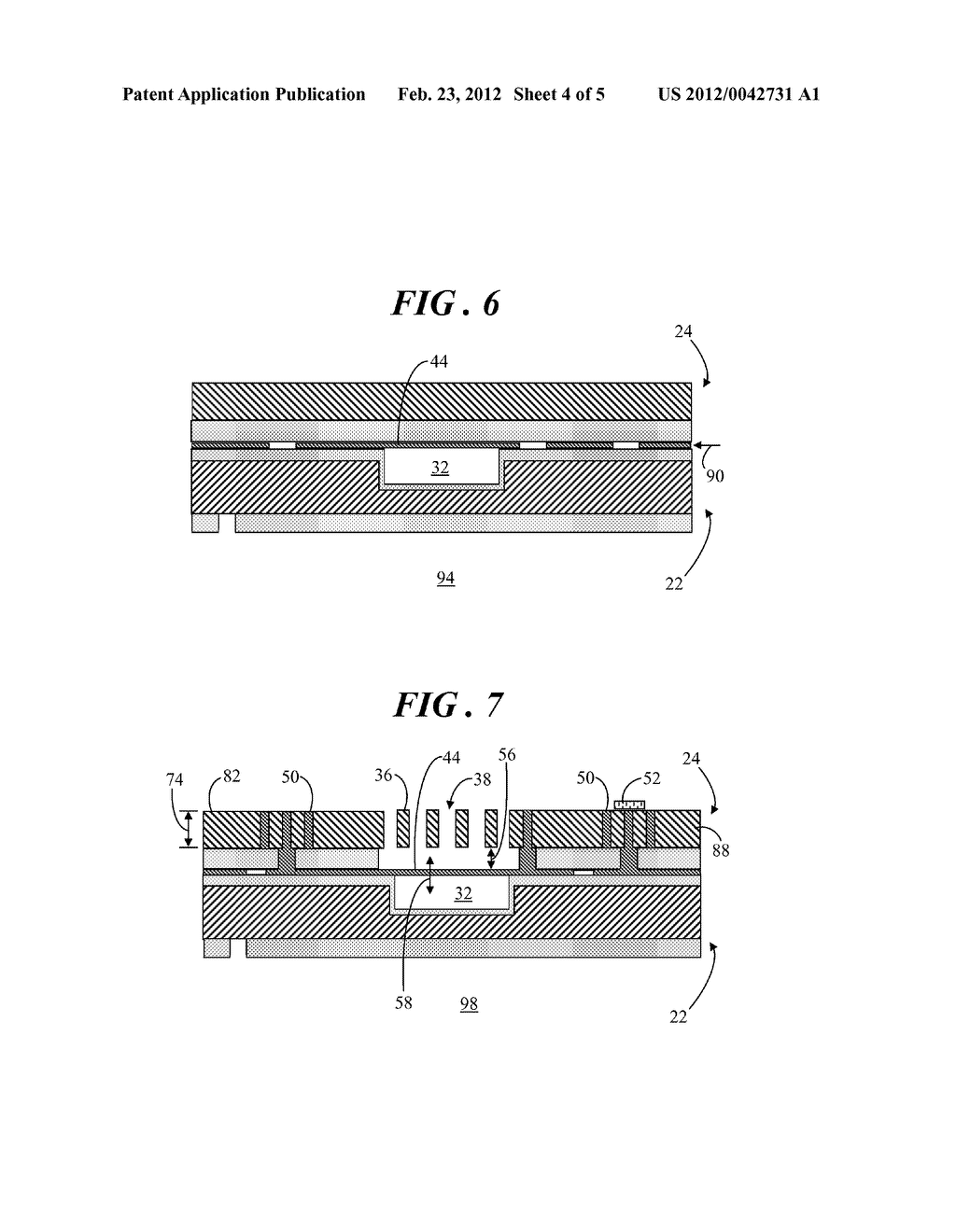 MEMS Pressure Sensor Device and Method of Fabricating Same - diagram, schematic, and image 05