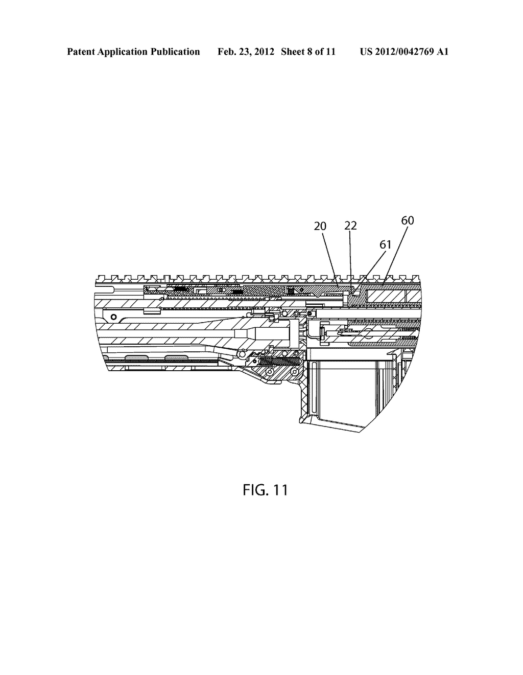 Self-Engaging Non-Reciprocating Charging Handle - diagram, schematic, and image 09